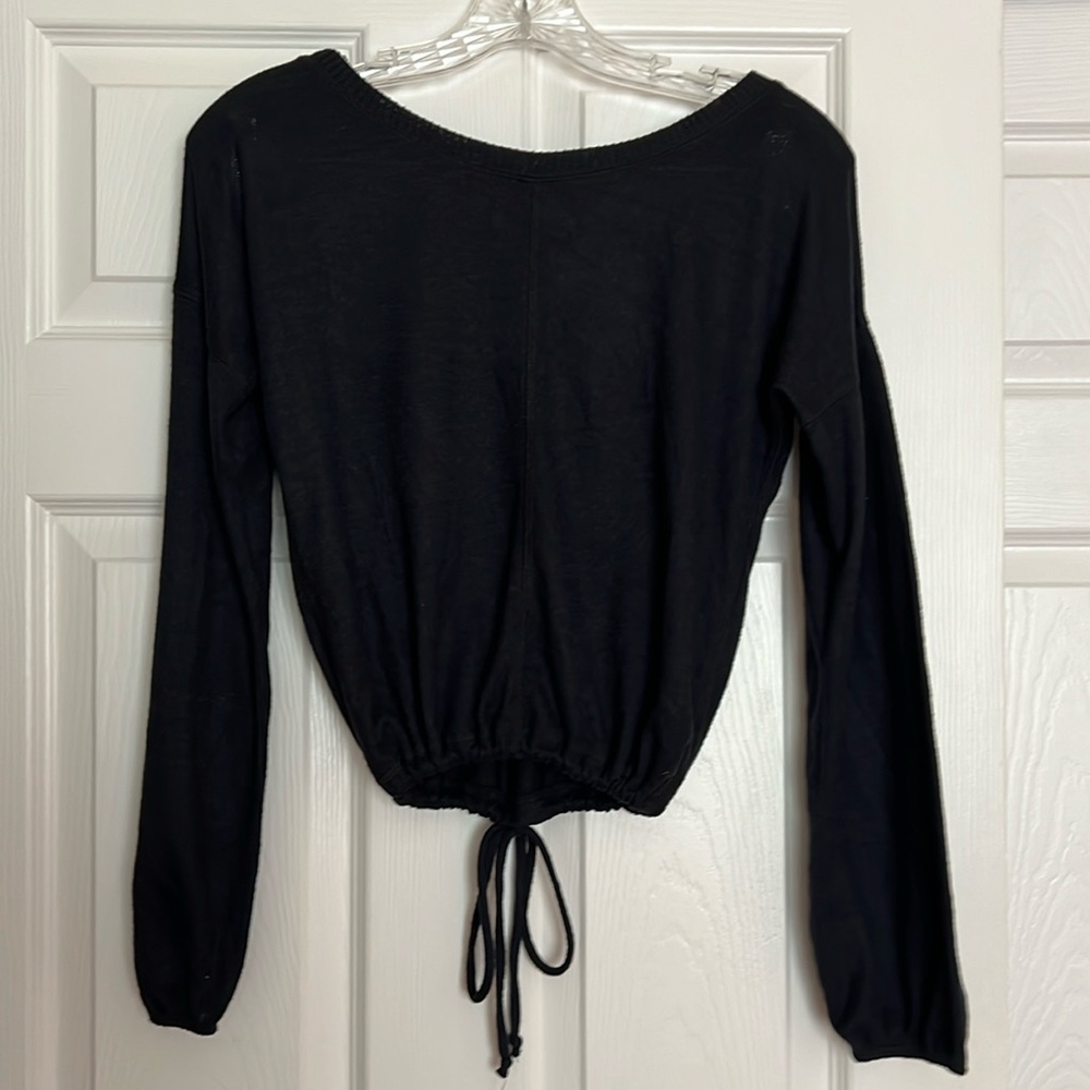 A&F Black Knit Top XS - Picture 4 of 5
